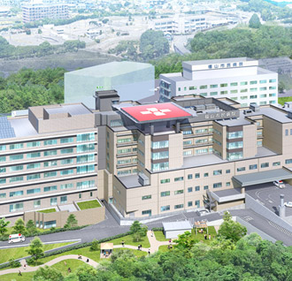病院の外観1