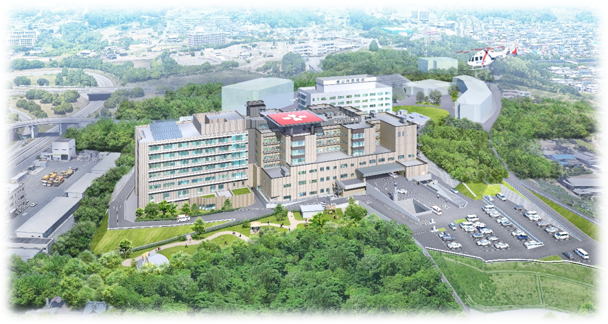 新しい病院の規模は？