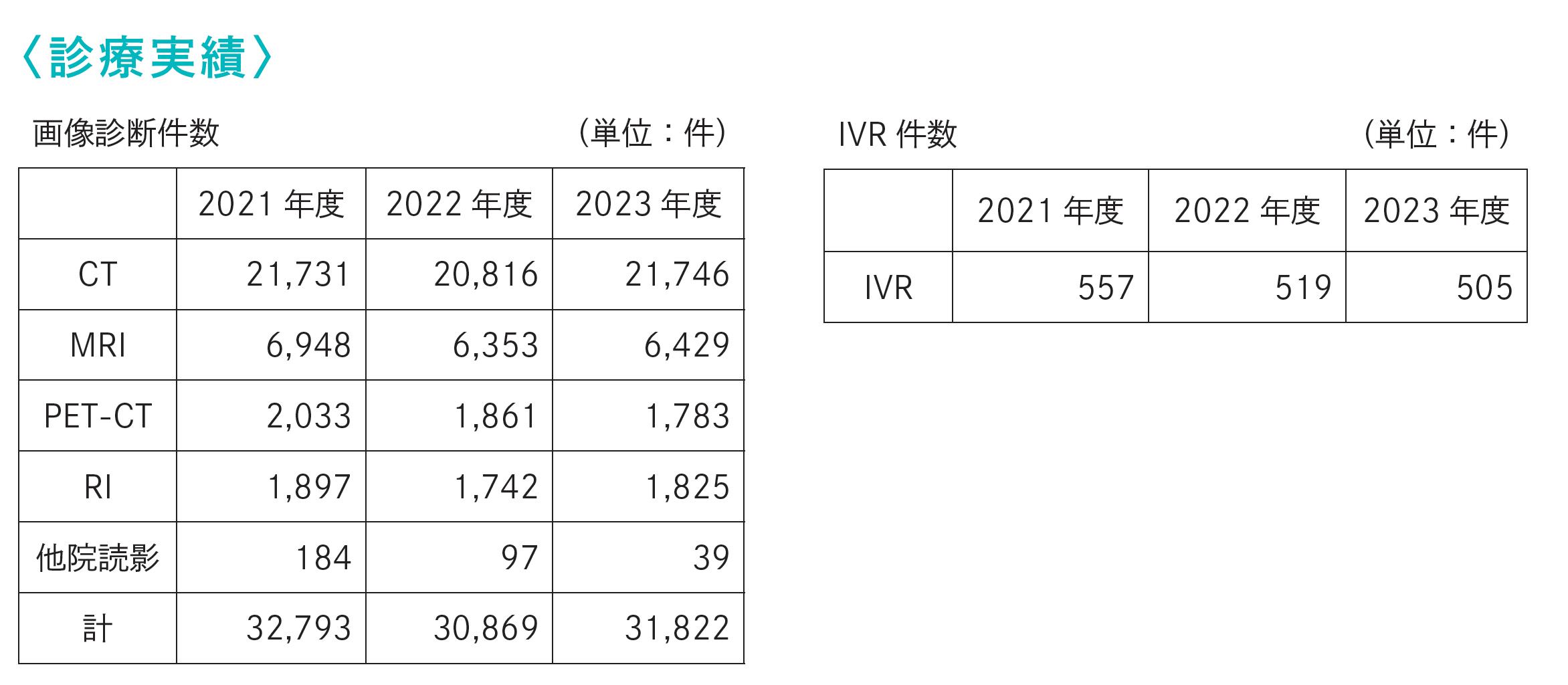 診療実績